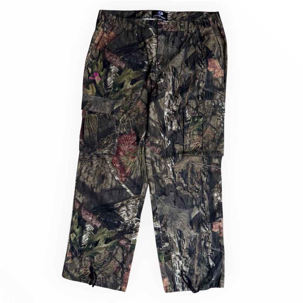 NWT Mossy Oak Camo Cargo Pants Women’s XL Hunting Camouflage Outdoor AOP NEW
